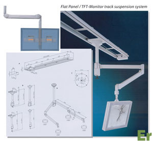 Monitor Holder Ceiling Mount