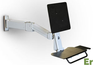 Wall Mount - Combo Monitor & Keyboard Arm